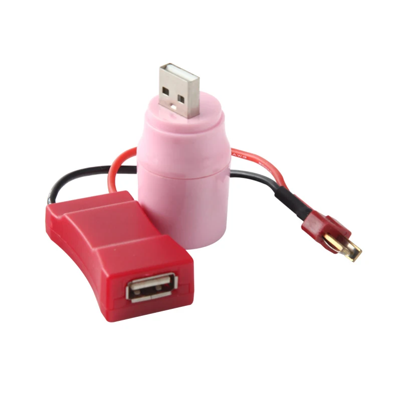 Rccsjk 2S-6S LIPO(7.4V-22.2V) USB Charging Cable Adapter XT60 Plug