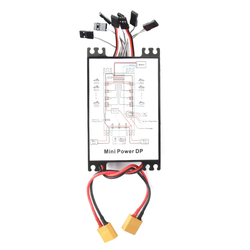 Rccskj E2102 Mini Servo Section Board w/ CDI and 8 Channels in