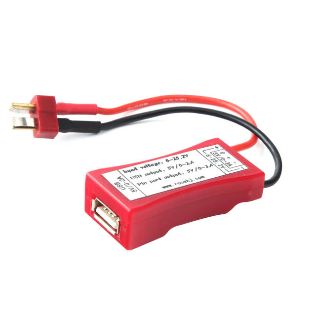 Rccsjk 2S-6S LIPO(7.4V-22.2V) USB Charging Cable Adapter XT60 Plug