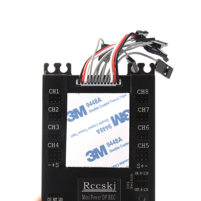 Rccskj E2104 Mini Power DP Bec Servo Section Board 8 channels input 16 channels output