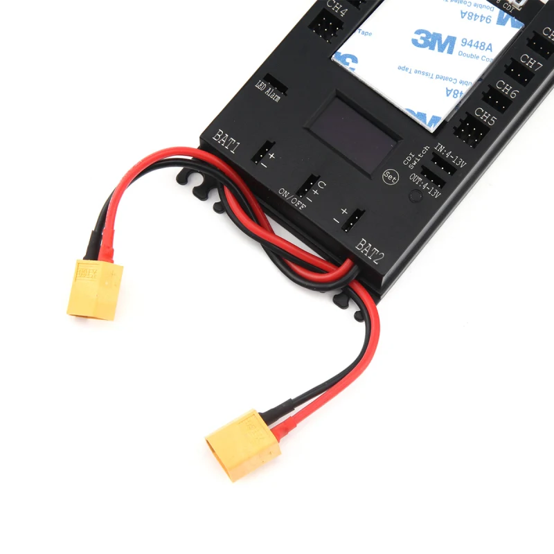 Rccskj E4106 Mini Servo Section Board Power Box with 30A BEC/CDI/OLED
