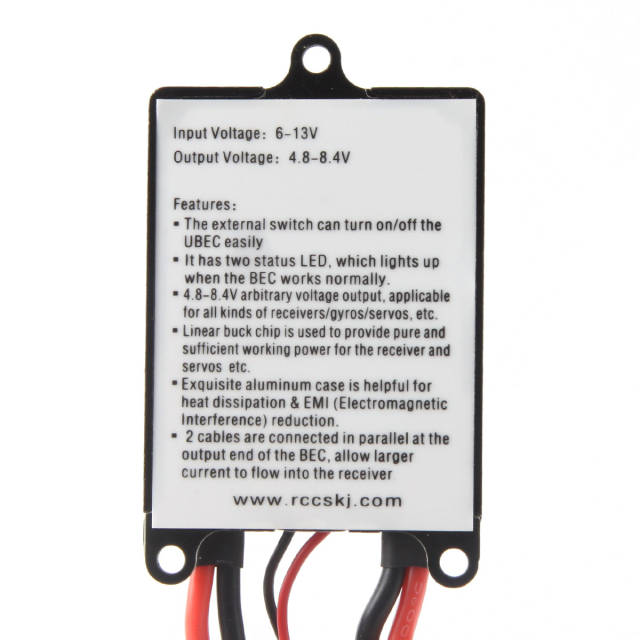 Switch linear regulator BEC UBEC for 3D Aircraft Fixed wing Furbojet #8106