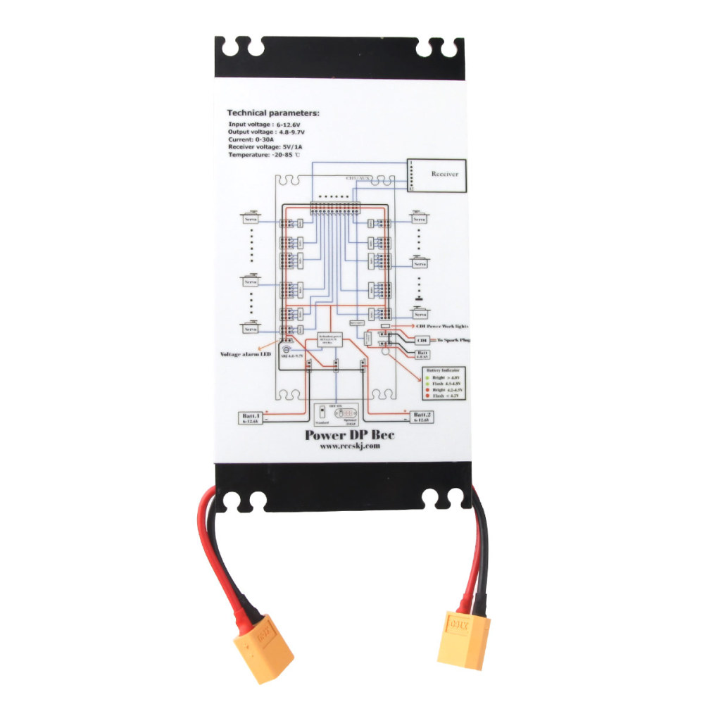 Rccskj E3102 DP Servo Section Board Integrated CDI and BEC