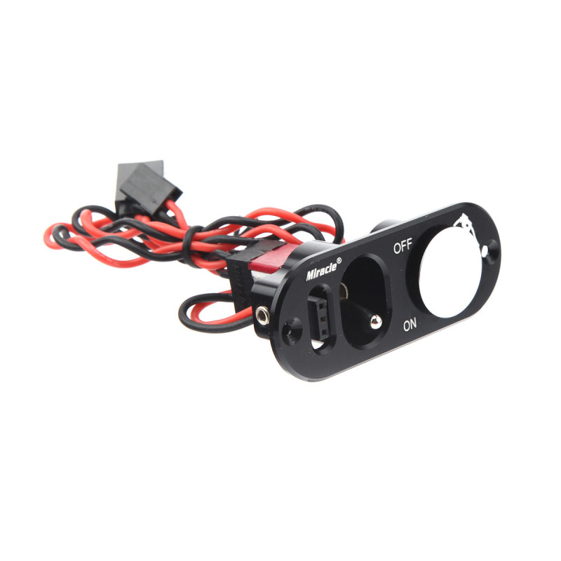 Miracle J-002 Heavy Duty Single Power Switch With Fuel Dot For Fixed Wing RC Plane Flight-model