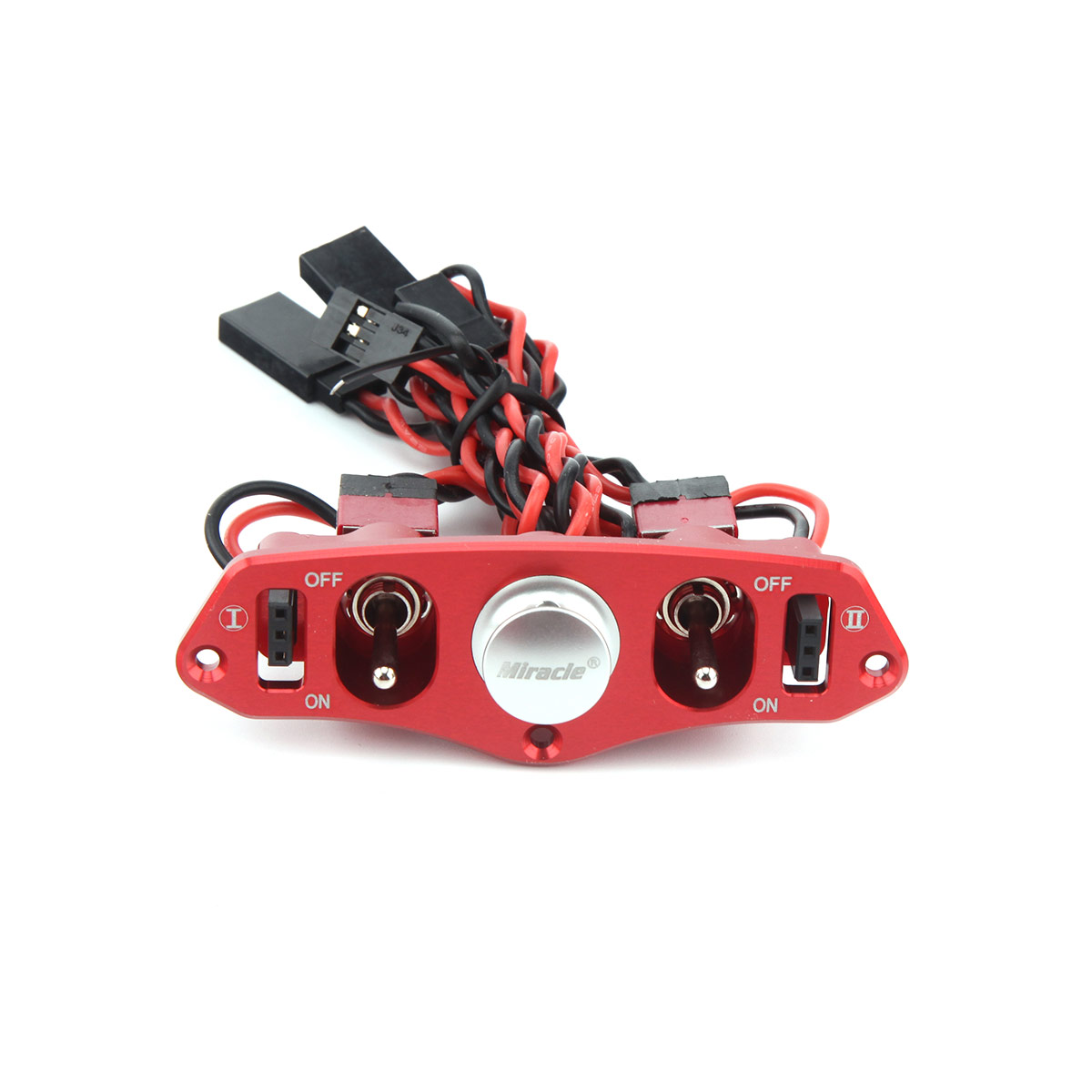 Dual Power Switch With Fuel Dot For RC Models - Heavy Duty Metal CNC Alloy