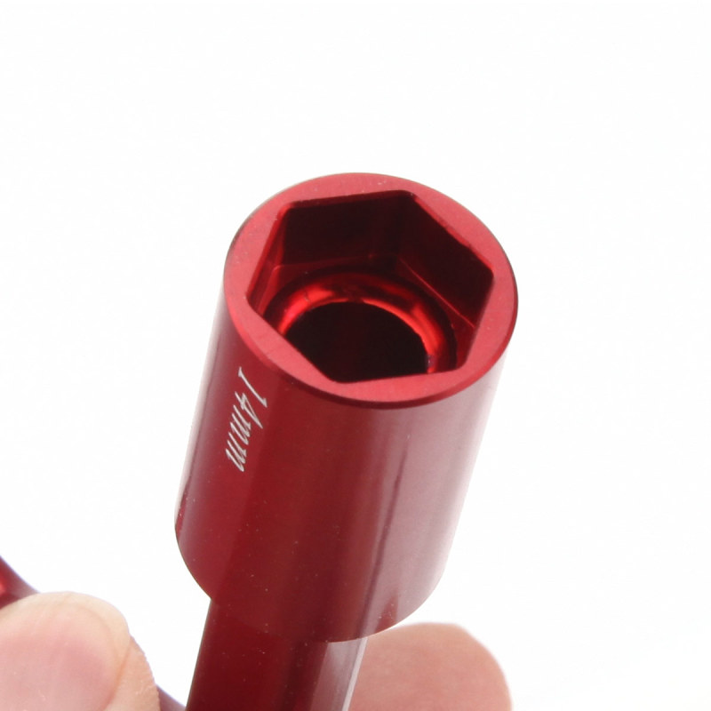 Miracle Aluminum Alloy Wrench 14mm For CM6 Spark Plug 3mm/4mm Brown/ Blue/ Red For EME DLE Gas Engine