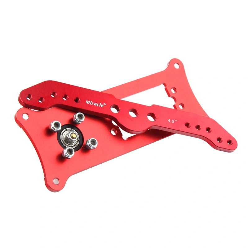 Miracle Anodized Servo Rudder Tray KIT with 4.5inch Double Arm for RC Model