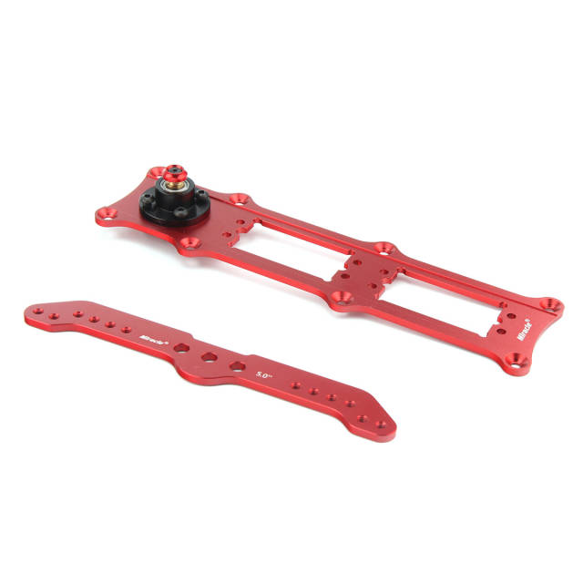 Miracle Anodized Servo Dual Rudder Tray KIT with 5in Double Arm