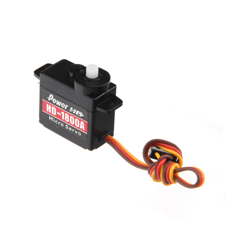 Power HD-1800A High Speed Micro Analog Servo Compatible with FUTABA/JR