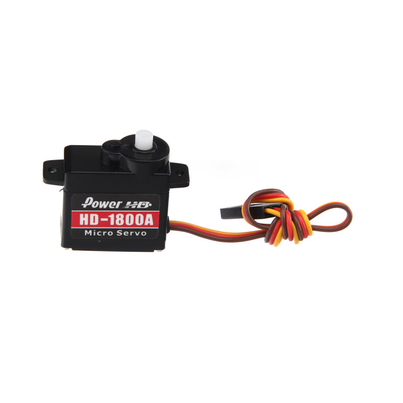 Power HD-1800A High Speed Micro Analog Servo Compatible with FUTABA/JR