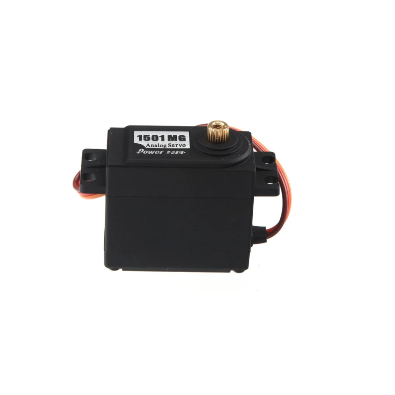 Power HD-1501MG High Torque Analog Servo 17kg/cm 1.14s Copper Gear For 1:10 1:8 RC Cars Robot