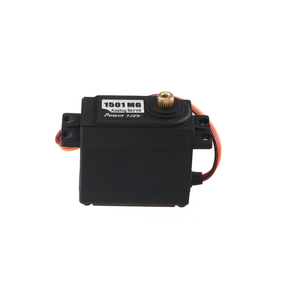 Power HD-1501MG High Torque Analog Servo 17kg/cm 1.14s Copper Gear For 1:10 1:8 RC Cars Robot