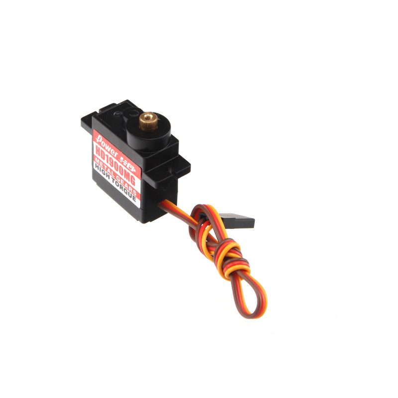 PowerHD 13g/1.5kg-cm/ .08 sec Metal Gear Micro Servo HD-1900MG