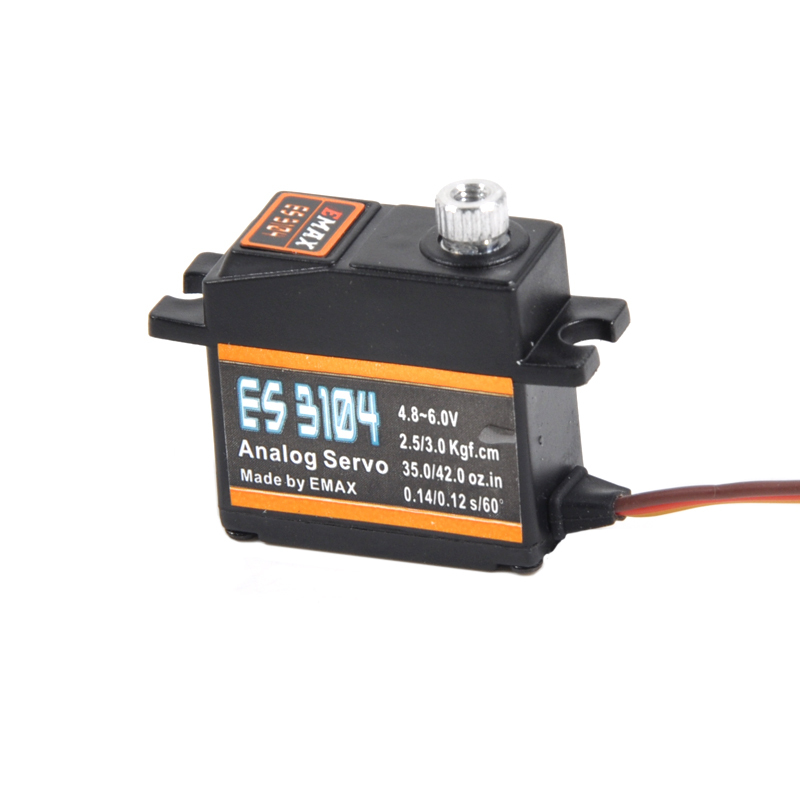 Emax ES3104 17g Metal Gear Analog Micro Servo For RC Helicopter Fixed Wing Copters