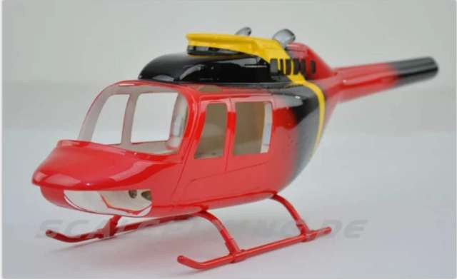B206 450 Pre-Painted fuselage for 450 Size Helicopters