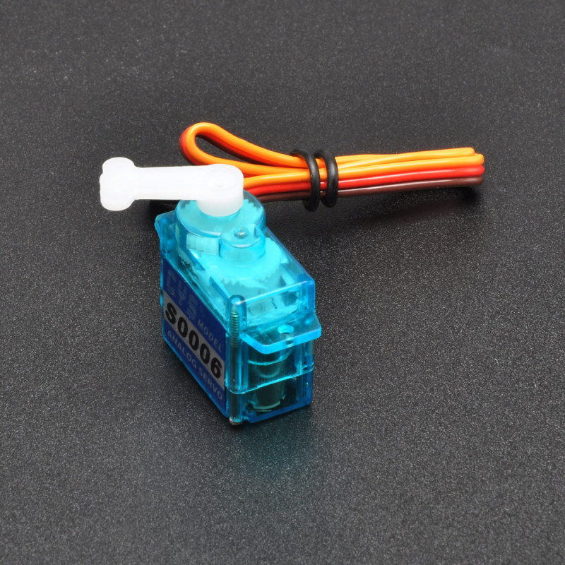 CYS-S0006 6g 21.5x11.8x22.7mm Plastic Gear Micro Servo For RC Plane Boat Car