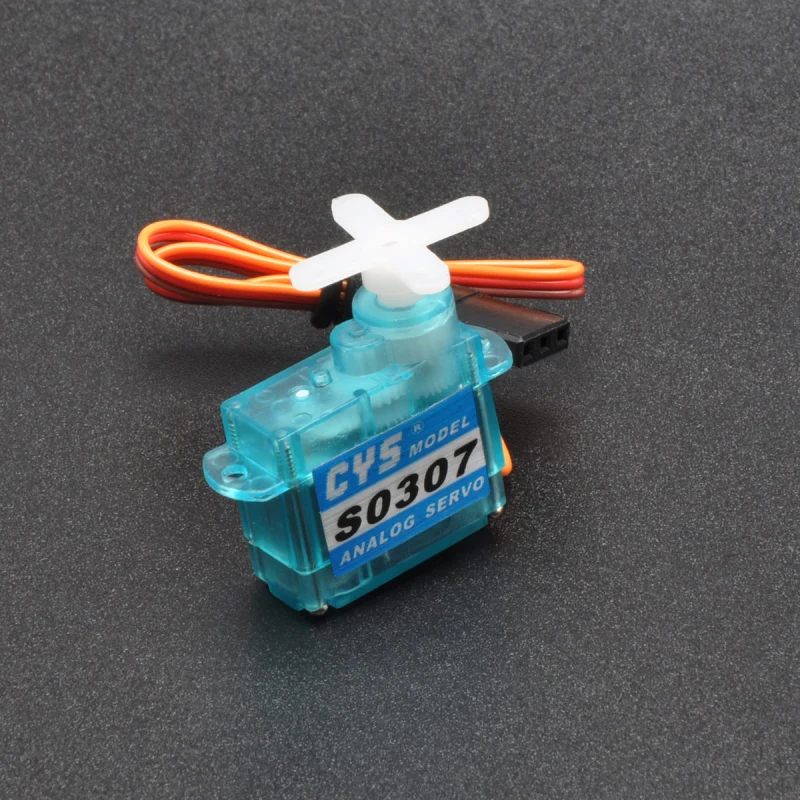 CYS-S0307 3.7g Plastic Gear Servo 19.8x8.4x21.3mm For RC Plane Boat Car