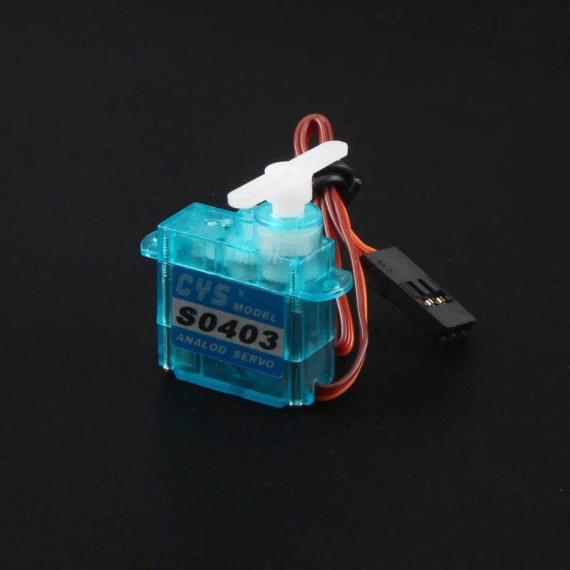 CYS-S0403 4.3g 19.8X8.4X23.3mm Plastic Gear Micro Servo For RC Plane Boat Car