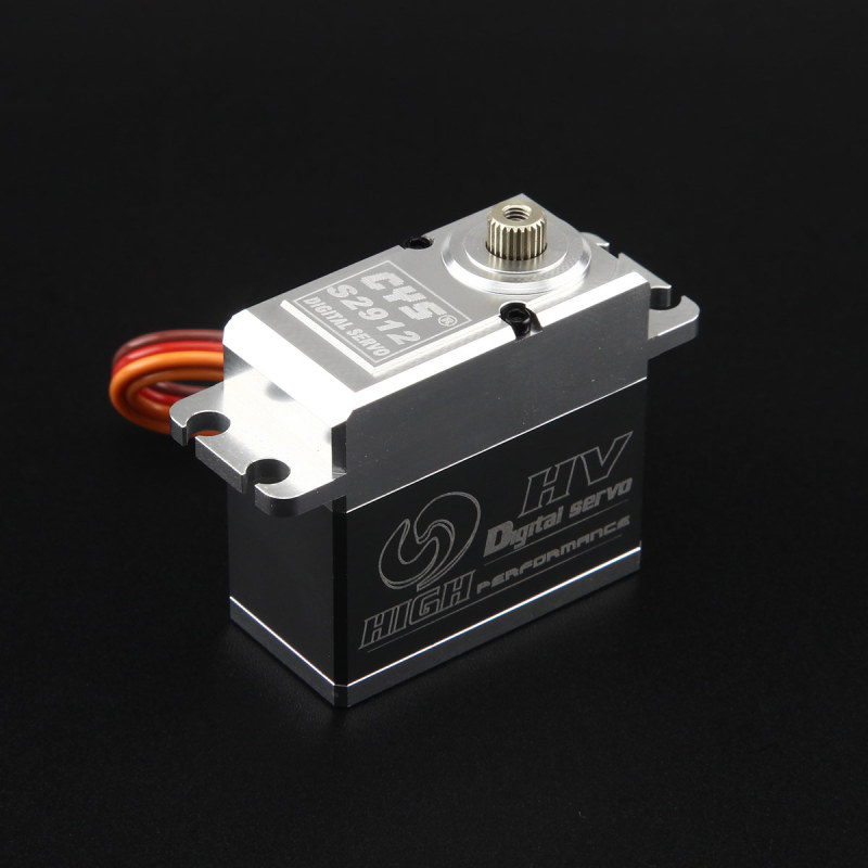 CYS-S2912 74g 6.0-7.4V 15.6kg.cm Titanium Full Metal Coreless Servo