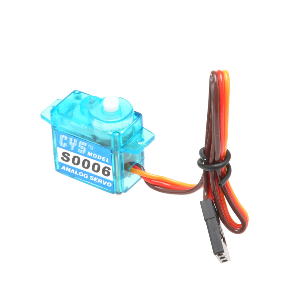 CYS-S0006 6g 21.5x11.8x22.7mm Plastic Gear Micro Servo For RC Plane Boat Car