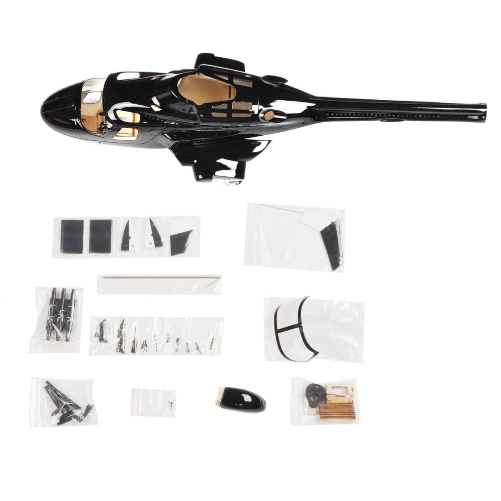 450 Airwolf black Helicopter Fuselage