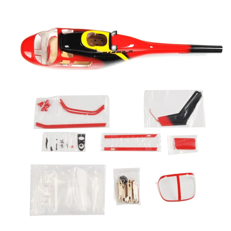 B206 450 Pre-Painted fuselage for 450 Size Helicopters