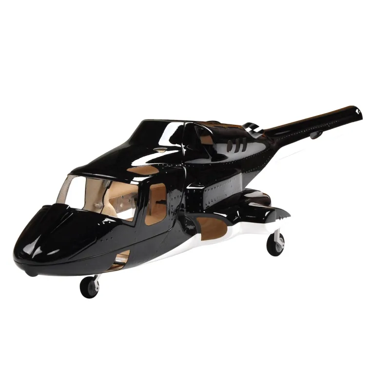 450 Airwolf black Helicopter Fuselage