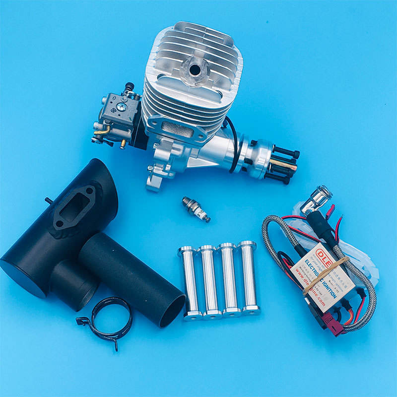 RC Model DLE65CC Gasoline Single Cylinder Two Strokes Natural Air ...