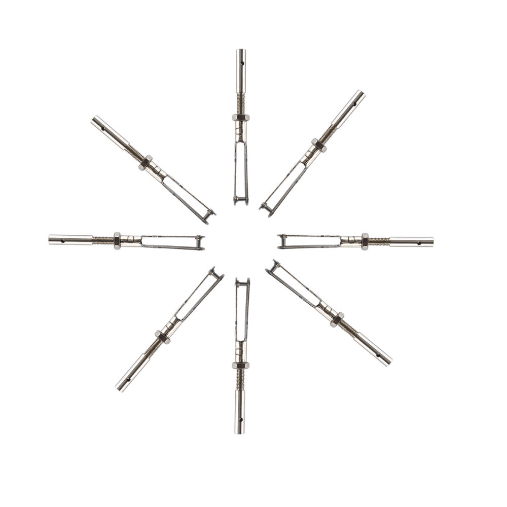 10PCS M2/M3 Metal Collet Clevis Chuck Pull Rod Connector Coupler Screw Spare Parts For RC Aircraft Model