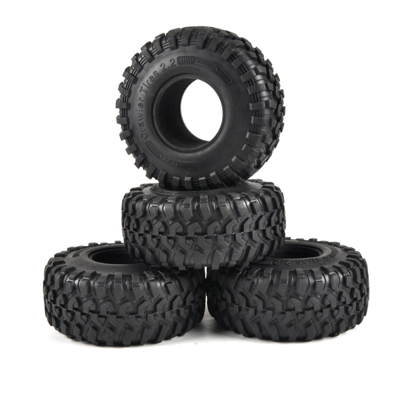 4Pc 1: 10 2.2 inch Simulated Tire Skin SXC10.TRX4.TRX6.90 Series Universal Tire For RC Car