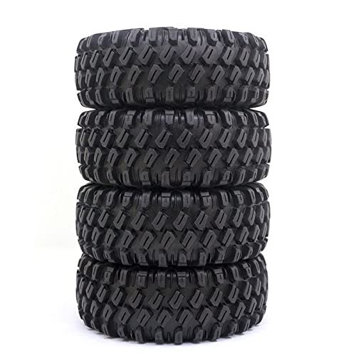 120MM 1.9&quot; Rubber Rocks Tyres / Wheel Tires for 1:10 RC Rock Crawler Axial SCX10 D90 TRX-4 CC01 4PCS