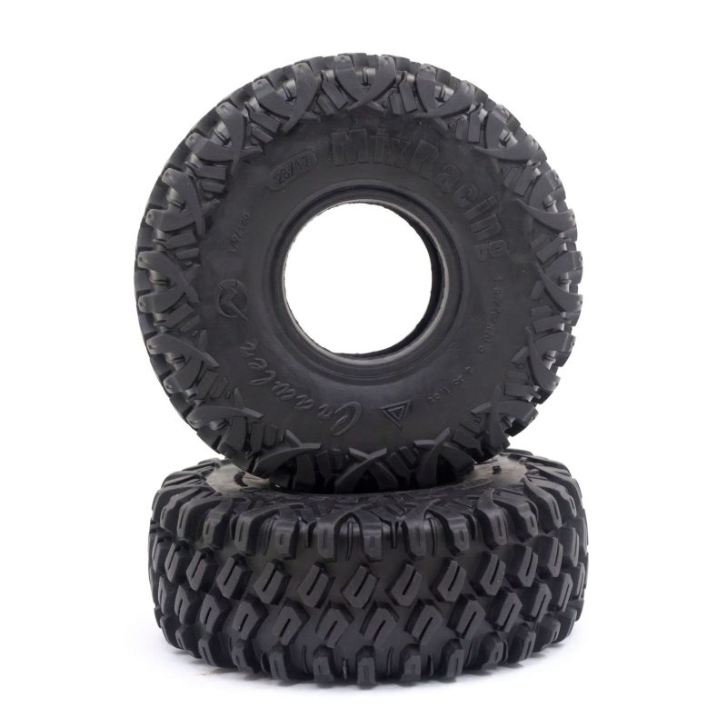 120MM 1.9&quot; Rubber Rocks Tyres / Wheel Tires for 1:10 RC Rock Crawler Axial SCX10 D90 TRX-4 CC01 4PCS