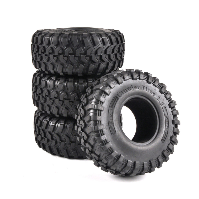 4Pc 1: 10 2.2 inch Simulated Tire Skin SXC10.TRX4.TRX6.90 Series Universal Tire For RC Car