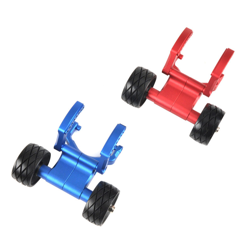 1Pc Anti Rollover Wheel TRAXXAS E-REVO 2.0 86086-4/56087-1 Multi Hole Position Adjustable Angle Rear Anti Rollover Wheel For RC