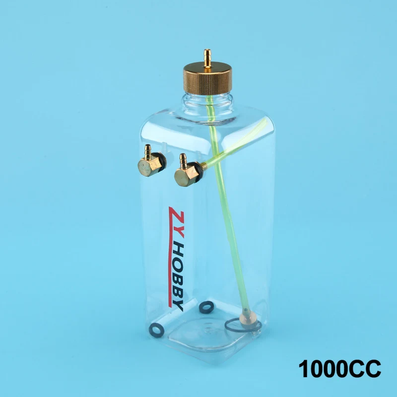 500cc/700CC/1000CC/ ZYHOBBY Square Transparent Fuel Tank US RU Stock