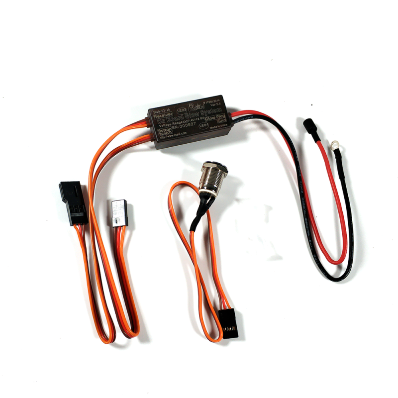 1 pc RCEXL On Board Glow System for Nitro Engine New Version w/ Heat Sink and Cover RC Airplane