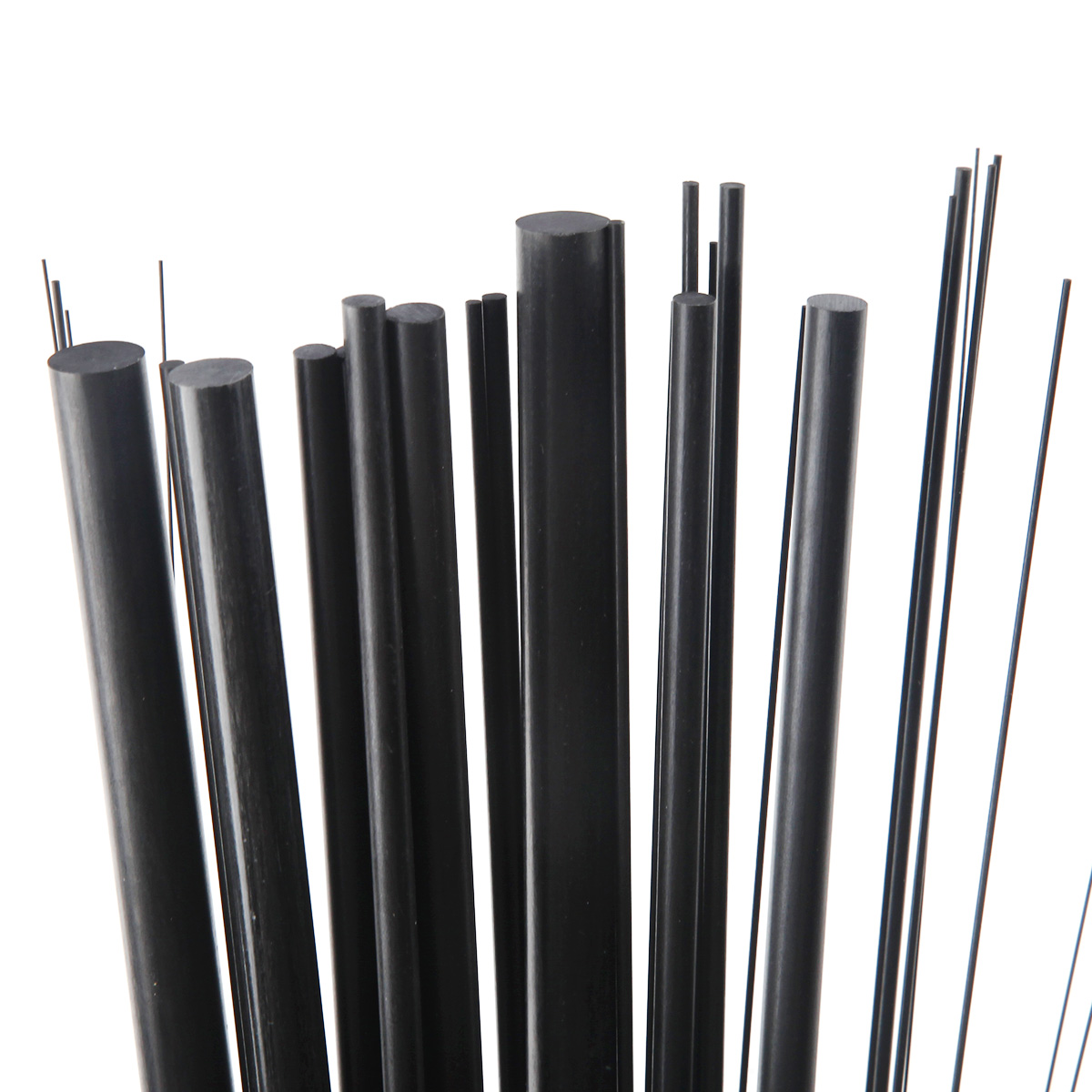 thumbnail image 2 of ET Carbon Tube Pultruded Carbon Fiber Rod – 500mm Length – Multiple Diameters (1mm To 6mm) 2 of 2
