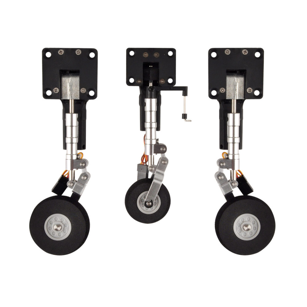 1Set Retractable Landing Gear With Wheels For 3KG RC Fixed-wing Model Airplane