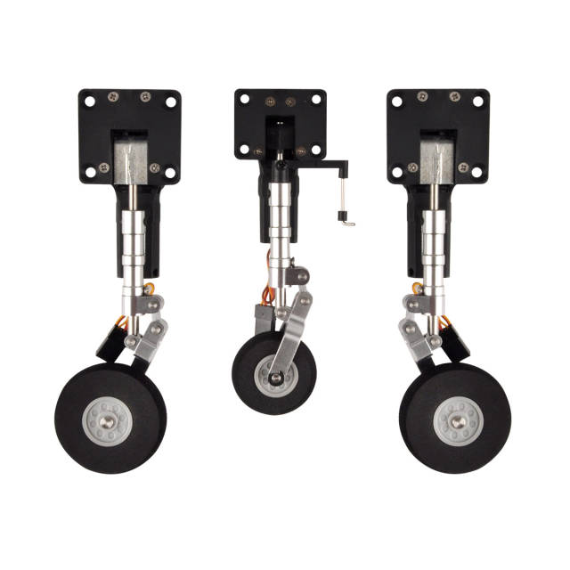 1Set Retractable Landing Gear With Wheels For 3KG RC Fixed-wing Model Airplane