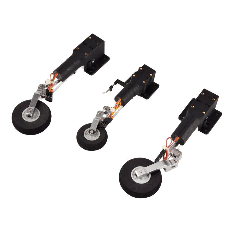 1Set Retractable Landing Gear With Wheels For 3KG RC Fixed-wing Model Airplane