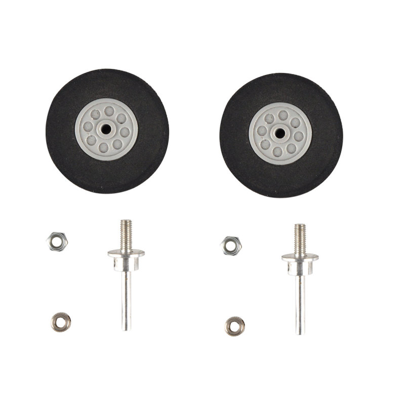 50E Metal Landing Gear With Wheels for RC Airplane Model