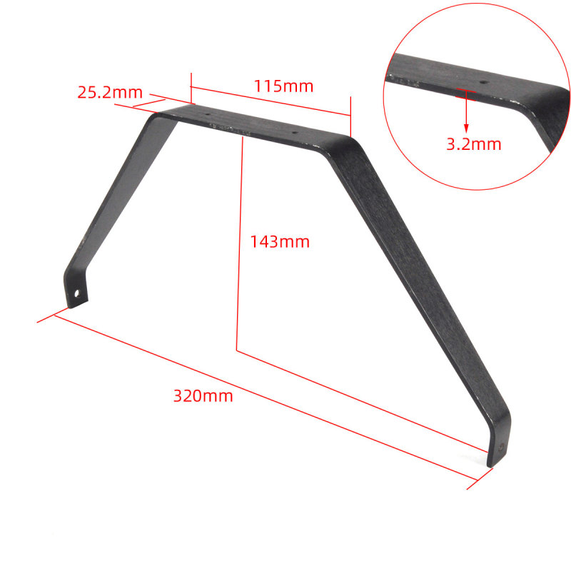 50E Metal Landing Gear With Wheels for RC Airplane Model