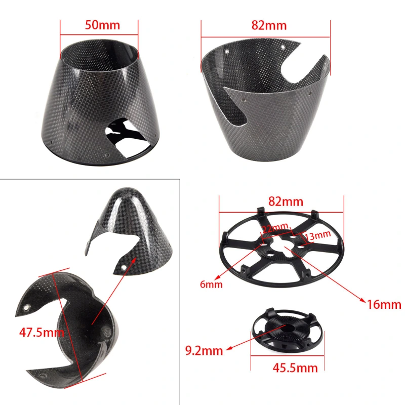 Special Carbon Fiber Spinner Prop Cone for F3A RC Airplane Model