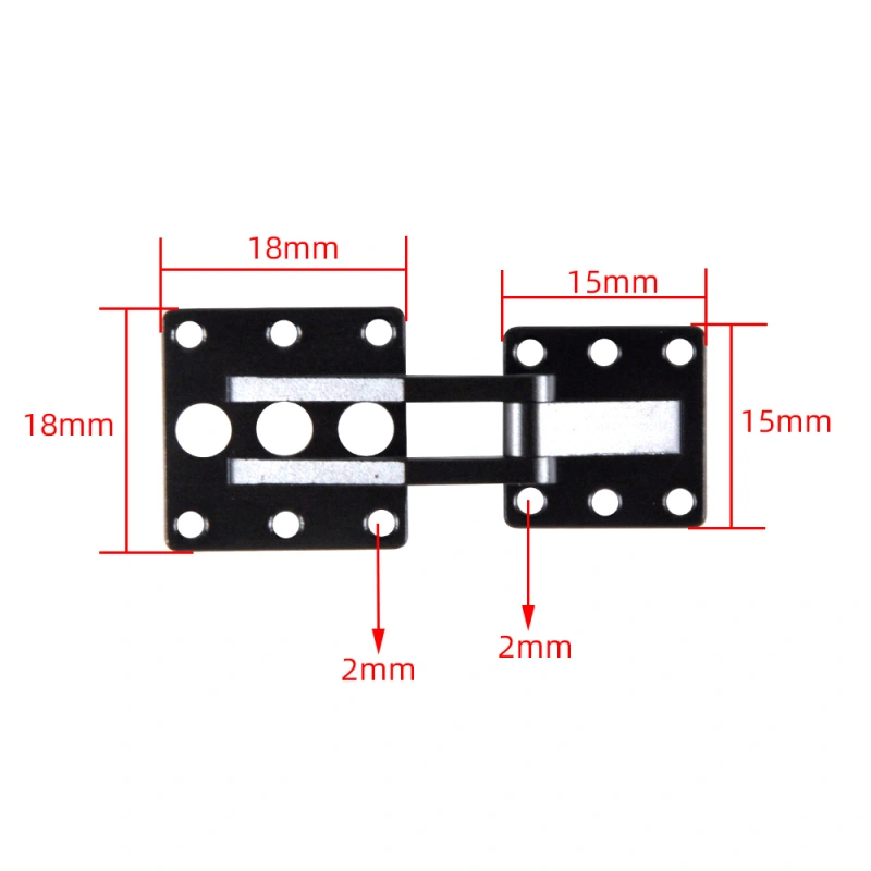 1pc Metal Cabin Hinge Black for RC Model Airplane Drone UVA Flexible Rotation