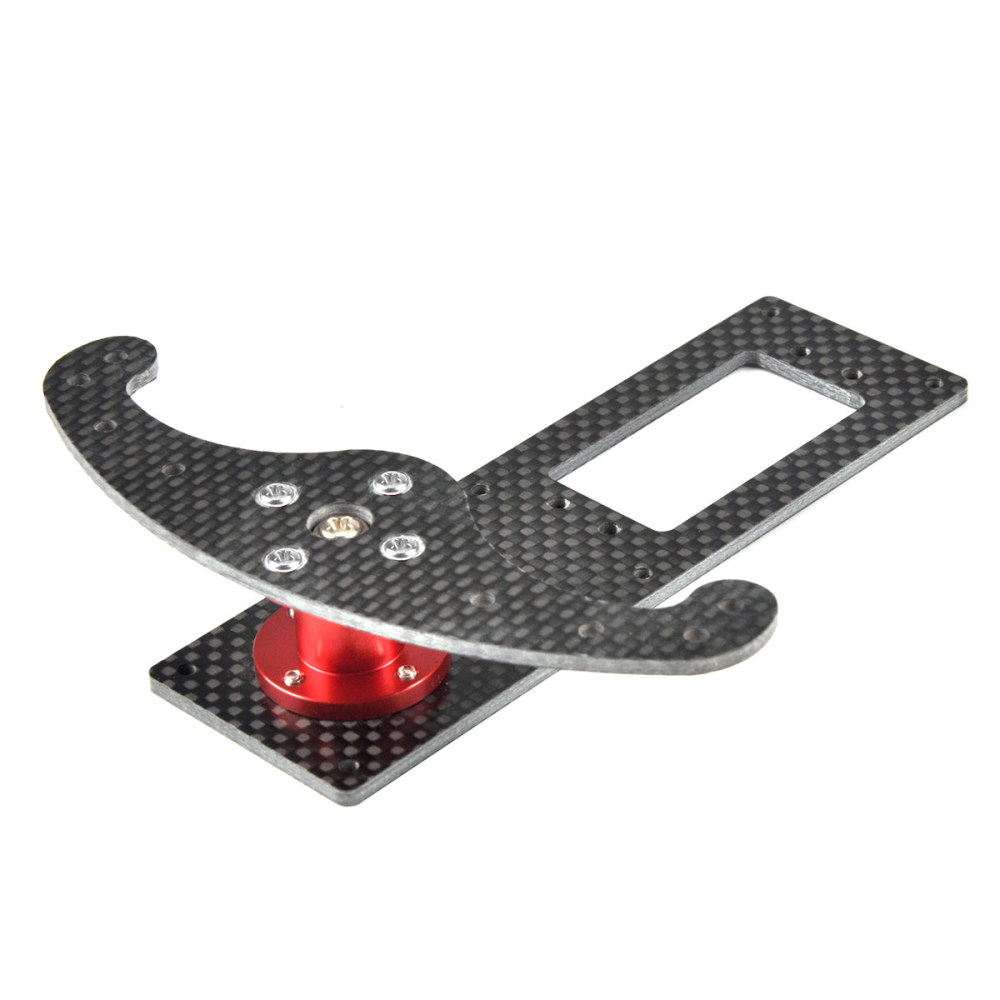 Carbon Fiber Vertical Rudder Mount / Rudder Tray Set for 20-50CC Airplane