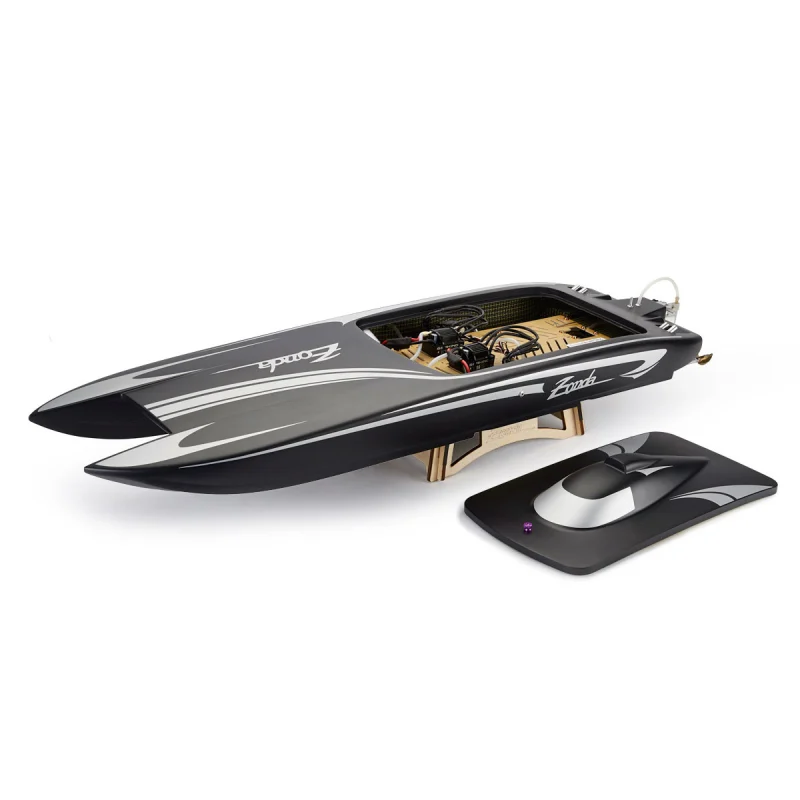 TFL 1133 Zonda Cat Fiberglass RC Electric Boat Outside Toys Two Color for Choose Black /Blue