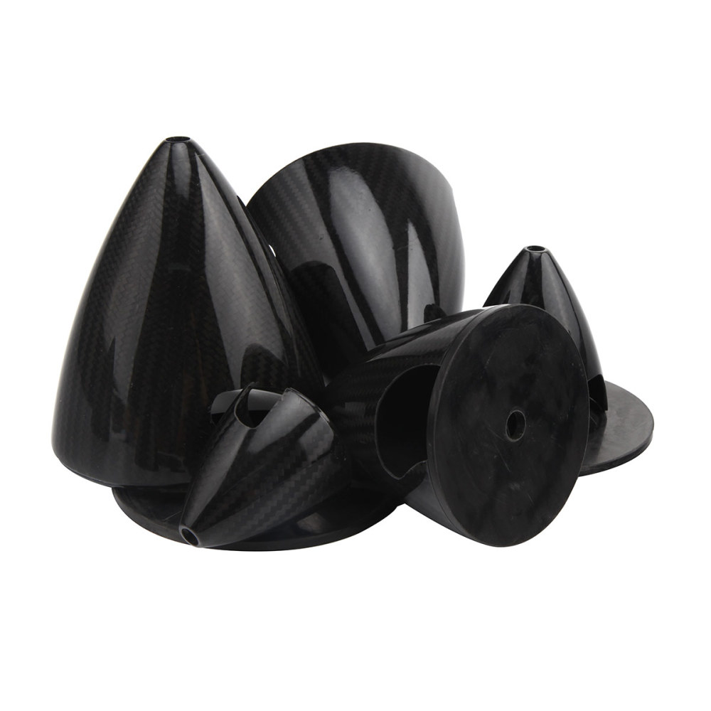 CCW 1.75 to 4.5inch 3K Surface Carbon Fiber Spinners for 2 Blade Propeller