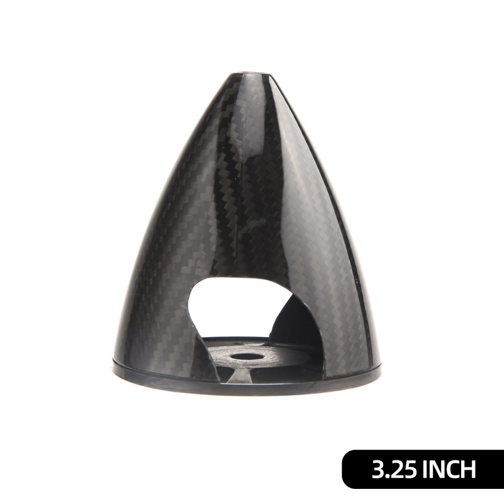 CCW 1.75 to 4.5inch 3K Surface Carbon Fiber Spinners for 2 Blade Propeller