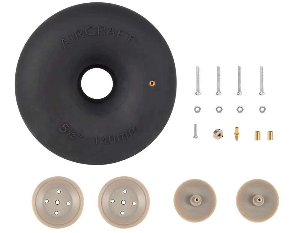 1 Pair Inflatable Tire Air Wheel Pneumatic Tyre Rubber Wheel 4/4.5/5/5 ...
