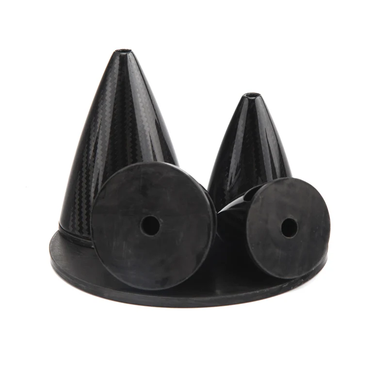 2 Blade 2inch to 6inch Cone Carbon Fiber Spinner W/ Carbon Fiber Back Plate